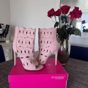 This Beautifully Blush Dress Bootie !